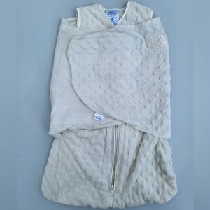 Halo Soft Cream Dimple Plush Sleep Sack for Kids